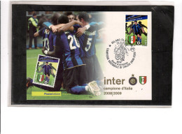 TEM19729  -   MILANO 25.6.2009   /   FDC  INTER CAMPIONE D'ITALIA  2008-2009 - Famous Clubs