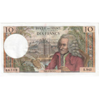 France, 10 Francs, Voltaire, S.942, SUP, Fayette:62.65, KM:147d - 10 F 1963-1973 ''Voltaire''