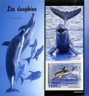 A7446 - DJIBOUTI - ERROR MISPERF Stamp Sheet - 2022 - Animal Marine, Dolphins - Delfines