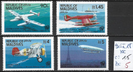 MALDIVES 915 à 18 ** Côte 15 € - Maldives (1965-...)