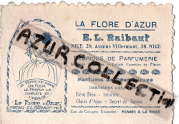 LA FLORE D'AZUR  E.L. RAIBAUT . NICE . FABRIQUE DE PARFUMERIE - Altri & Non Classificati
