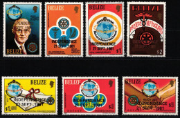 Belize 573-579 Postfrisch Rotary Club #ND008 - Belize (1973-...)