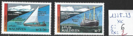 MALDIVES 1338-39 ** Côte 6 € - Maldives (1965-...)