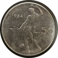 1984 - 50 Lire Grand Module - Italie [KM#95.1] - 50 Lire