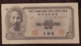 North Vietnam Viet Nam 20 Dong AU Banknote Note 1951 - Pick # 60b - Vietnam