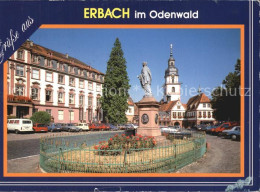 72454769 Erbach Odenwald Marktplatz Schloss Ev Stadkirche Rathaus Erbach - Erbach