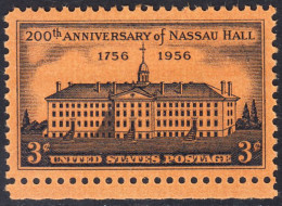 !a! USA Sc# 1083 MNH SINGLE W/ Bottom Margin (a3) - Nassau Hall - Ungebraucht