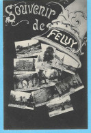 Souvenir De Feluy (Seneffe)-1908-Multivues-Cachet De "Feluy-Arquennes-1908"- Très Bon état-pas Courante - Seneffe