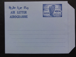 DUBAI  Air Letter  Aerogramme 40 Dirhams Mint  Format 120x100 Mm - Dubai