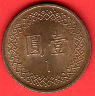 TAIWAN - 1 Yuan - QFDC/aUNC - Come Da Foto - Taiwán