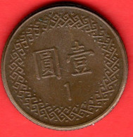 TAIWAN - 1 Yuan - QFDC/aUNC - Come Da Foto - Taiwán