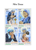  NIGER 2018 MNH  Mother Teresa  Michel Code: 5973-5976. Yvert&Tellier Code: 4801-4804 - Nigeria (1961-...)