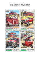  NIGER 2018 MNH  Fire Engines  Michel Code: 5918-5921. Yvert&Tellier Code: 4817-4820 - Nigeria (1961-...)