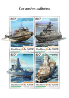  NIGER 2018 MNH  Military Ships  Michel Code: 5913-5916. Yvert&Tellier Code: 4825-4828 - Nigeria (1961-...)