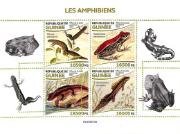 A9473 - REP.GUINEE - ERROR MISPERF Stamp Sheet - 2022 -  Amphibians FROG - Frösche