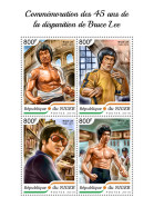  NIGER 2018 MNH  Bruce Lee  Michel Code: 5963-5966. Yvert&Tellier Code: 4833-4836 - Nigeria (1961-...)