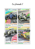  NIGER 2018 MNH  Formula 1  Michel Code: 5923-5926. Yvert&Tellier Code: 4845-4848 - Nigeria (1961-...)