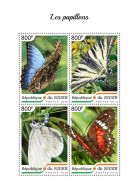  NIGER 2018 MNH  Butterflies  Michel Code: 5868-5871. Yvert&Tellier Code: 4853-4856 - Nigeria (1961-...)