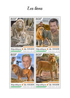  NIGER 2018 MNH  Lions  Michel Code: 5893-5896. Yvert&Tellier Code: 4869-4872 - Nigeria (1961-...)