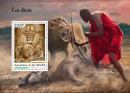  NIGER 2018 MNH  Lions  Michel Code:  5897 / Bl.880. Yvert&Tellier Code: 928 - Nigeria (1961-...)