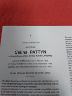 Doodsprentje Celina Pattyn / Markegem 11/2/1902 Hulste 30/9/1993 ( Achille Lapierre ) - Religion & Esotérisme