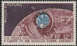 THEMATIC SPACE:  SATELLITE T.V. LINK EUROPE-AMERICA   -  WALLIS AND FUTUNA - Océanie