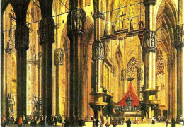 VATICANO - 1986 Duomo Milano (interno) Su Cartolina Postale CP £.450 Con Annullo Fdc - 1453 - Cristianismo