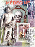 572 - FRANC-MAÇONNERIE (MASONIC) : 1917 : Feuillet Avec Symbole NIVEAU Et Tête De Mort. - Freemasonry