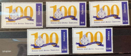 Jamaica 2019, 100 Years Civil Service Association In Jamaica, MNH Stamps Set - Jamaica (1962-...)