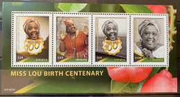 Jamaica 2020, Miss Lou Birth Centenary, MNH S/S - Jamaica (1962-...)