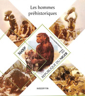 A9176 - NIGER - ERROR MISPERF Stamp Sheet -  2022 - Prehistoric People - Prehistorie