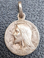 Médaille Religieuse Début XXe "Jésus-Christ / Ecce Homo - Sainte Marie" Religious Medal - Religion & Esotérisme