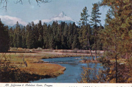 1 AK USA / Oregon * Mt. Jefferson Mit 3199 M Der Zweithöchste Berg In Oregon Im Vordergrund Der Metolius River* - Sonstige & Ohne Zuordnung