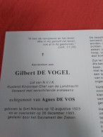 Doodsprentje Gilbert De Vogel / Sint Niklaas 12/8/1923 - 26/12/1993 ( Agnes De Vos ) - Religion & Esotérisme