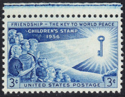 !a! USA Sc# 1085 MNH SINGLE W/ Top Margin - Children's Issue - Ongebruikt