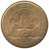 SAX00519.4 - SAINT MARIN - 5 Euros - Signes Du Zodiaque - Gémeaux - 2019 - San Marino