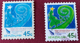 NZ Mi 2375 - Yv 2285 Error Print : Blue Stamps Instead Of Blue & Green - Variedades Y Curiosidades
