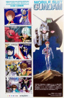 Japan 2005, Animation Hero And Heroine Series - Mobil Suit Gundam, MNH Sheetlet - Nuovi