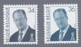1997 Nr 2690-91** Koning Albert II Met Bril. - 1993-2013 Rey Alberto II (MVTM)