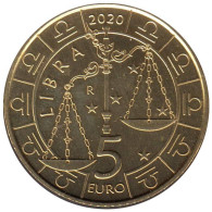 SAX00520.2 - SAINT MARIN - 5 Euros - Signes Du Zodiaque - Balance - 2020 - San Marino