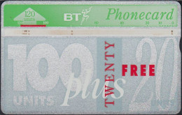 UK - British Telecom L&G  BTD050 - 10th Issue Phonecard Definitive 100+20 (Bonus Units) - 120 Units - 421E - BT Definitive