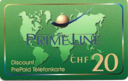 Switzerland: Prepaid Prime Line - Kontinente - Schweiz