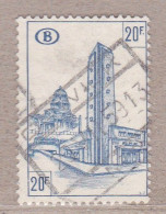 1953 TR348 Gestempeld.Noord-zuidverbinding Te Brussel. - Afgestempeld