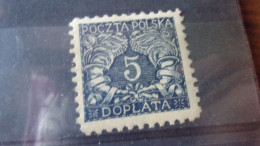 POLOGNE YVERT N° TAXE 24* - Portomarken