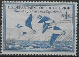 US RW15 Used Duck Stamp From 1948 - Duck Stamps