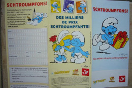 BD / Les Schtroumpfs / Peyo - 2008 / Publicité De La Poste - Andere & Zonder Classificatie