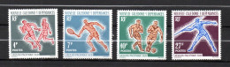 New Caledonia 1963 Old Set Olympic/sports Stamp (Michel 388/91) Nice MNH - Nuovi