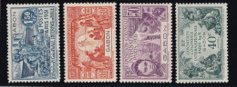 Gabon N°121/124 - Neuf * Avec Charnière - TB - Unused Stamps