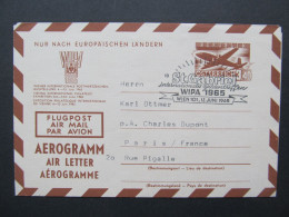 BRIEF Ballonpost Flugpost Aerogramm WIPA 1965 /// P3389 - Balloon Covers