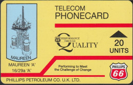 UK -  GB-OIL-AUT-0014 Payphones IPL Autelca  Phillips Petroleum - Maureen (Red IPL Logo) Scottland - 20 Units - Mint - Plateformes Pétrolières